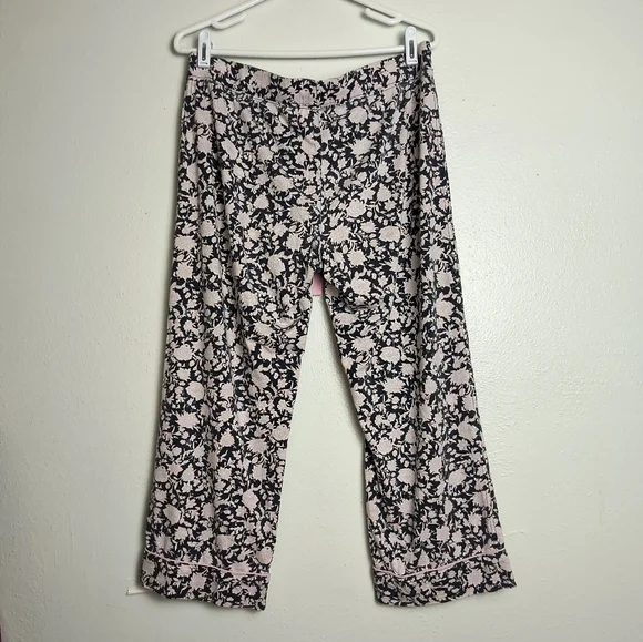 J. Crew Pink and Blue Floral Pajama Pants Size S Sleepwear - Picture 2 of 4